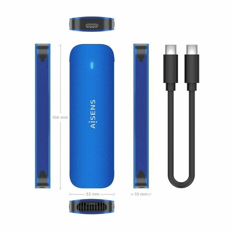 Hard drive hoes Aisens ASM2-026BLU 1