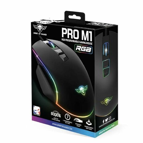 Muis Spirit of Gamer Souris Pro M1 Zwart 1