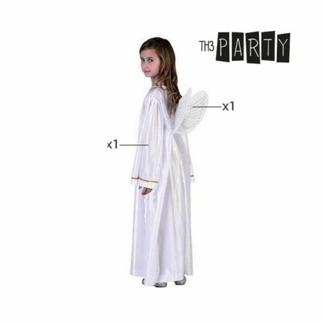Kostuums voor Kinderen Engel - Maat: 3-4 Jaar - Maat: 3-4 Jaar 2