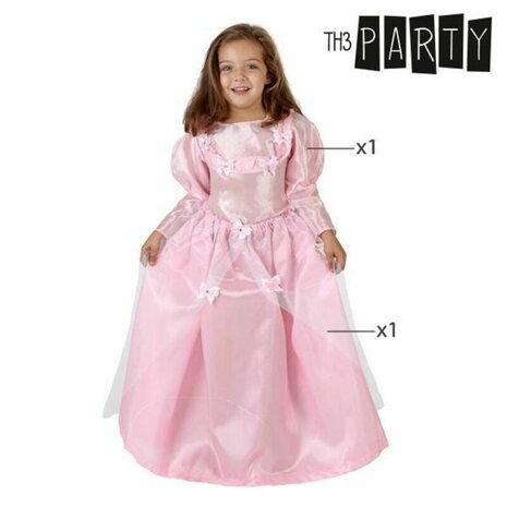 Kostuums voor Kinderen Th3 Party Roze Fantasie (1 Onderdelen) - Maat: 7-9 Jaar - Maat: 7-9 Jaar 2