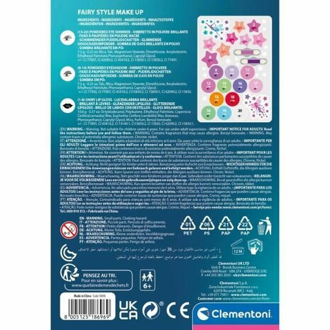 Kinder Make-up Set Clementoni Crazy Chic 4