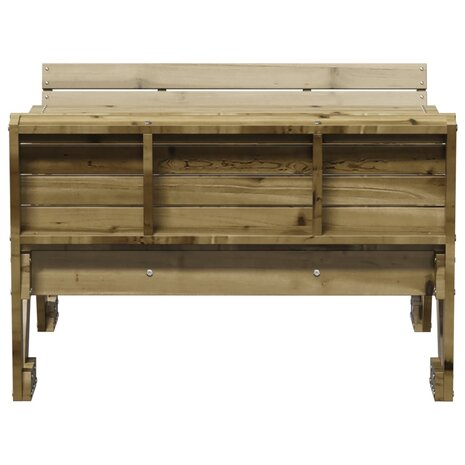Picknicktafel voor kinderen 88x122x58 cm geïmpregneerd hout 4