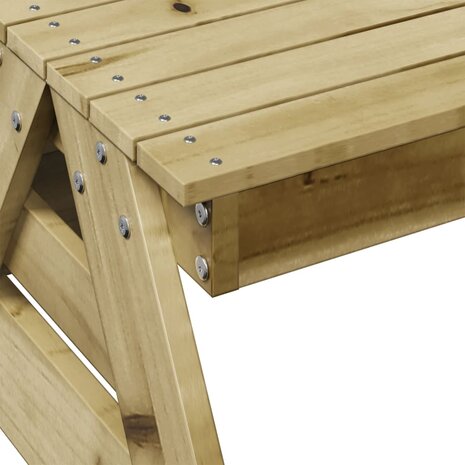 Picknicktafel voor kinderen 88x122x58 cm geïmpregneerd hout 7