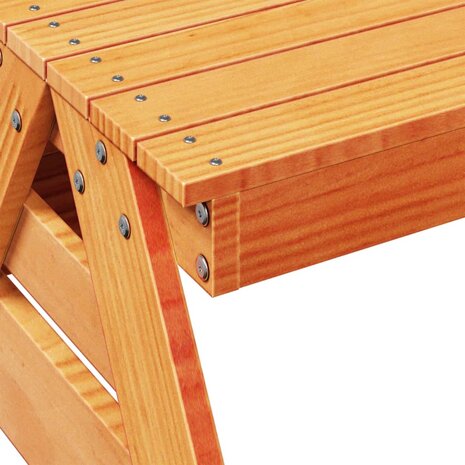 Picknicktafel voor kinderen 88x122x58 cm grenenhout wasbruin 7