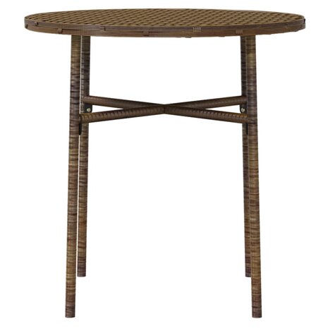3-delige Tuinset poly rattan bruin 6