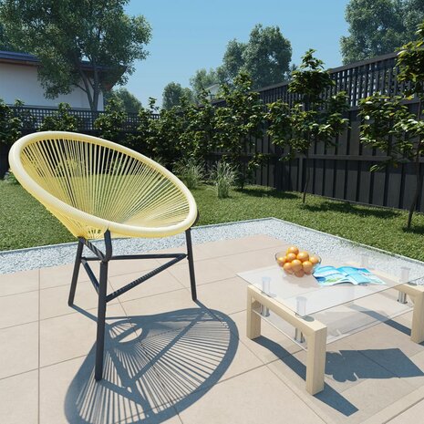 Tuinstoel Acapulco poly rattan beige 1