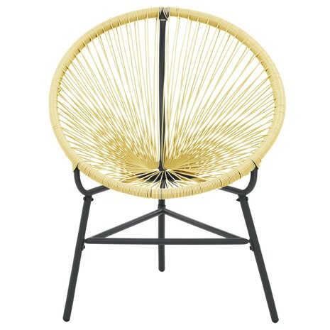 Tuinstoel Acapulco poly rattan beige 3