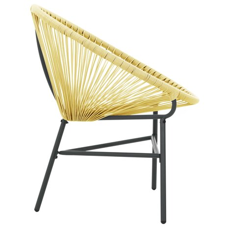 Tuinstoel Acapulco poly rattan beige 5