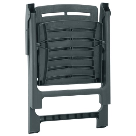 Tuinstoelen 2 st kunststof groen 6