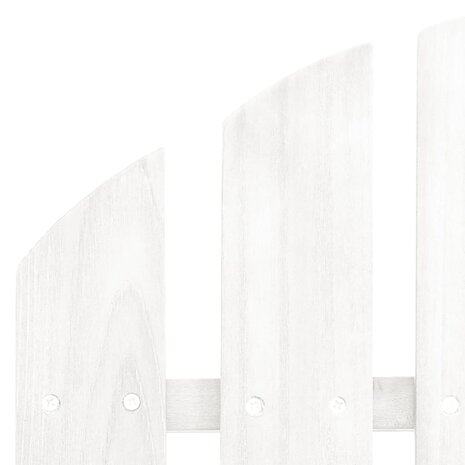 Tuinstoel Adirondack met tafel massief vurenhout wit 7