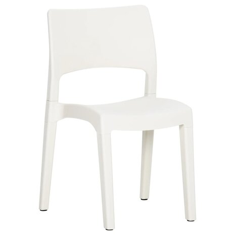 Tuinstoelen 2 st polypropeen wit 3