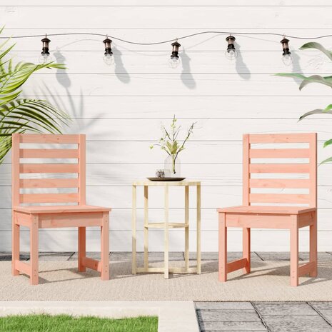 Tuinstoelen 2 st 50x48x91,5 cm massief douglashout 3