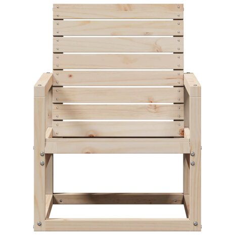Tuinstoel 57,5x63x76 cm massief grenenhout 4