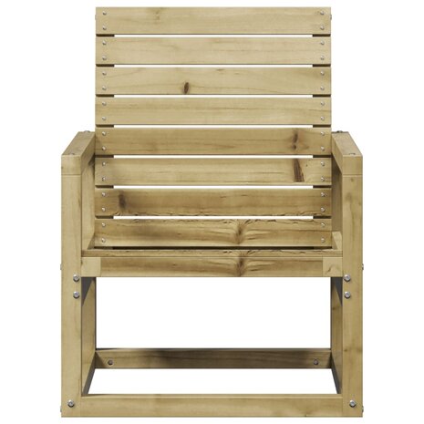 Tuinstoel 57,5x63x76 cm geïmpregneerd grenenhout 4