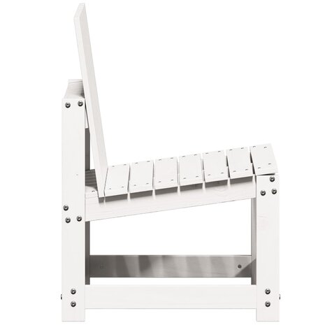 Tuinstoel 50,5x55x77 cm massief grenenhout wit 5