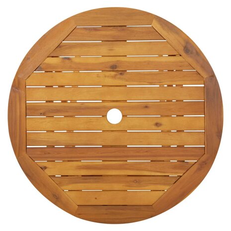 Tuintafel inklapbaar 70 cm massief acaciahout 6