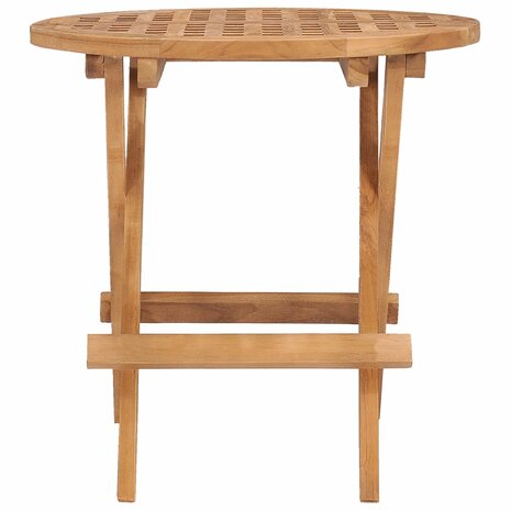 Tuintafel inklapbaar 50x50x50 cm massief teakhout 2