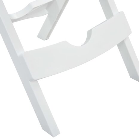 Tuintafel inklapbaar 44,5x38,5x50 cm wit 6