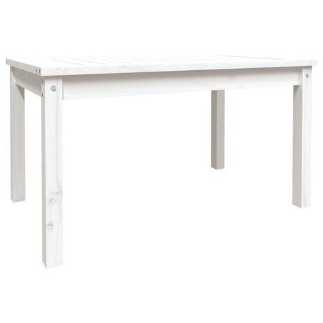 Tuintafel 82,5x50,5x45 cm massief grenenhout wit 2