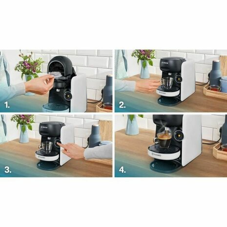 Capsule Koffiemachine BOSCH TAS164E Zwart 1400 W 700 ml 6