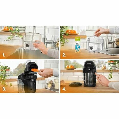 Capsule Koffiemachine BOSCH TAS112E Zwart 1400 W 700 ml 5