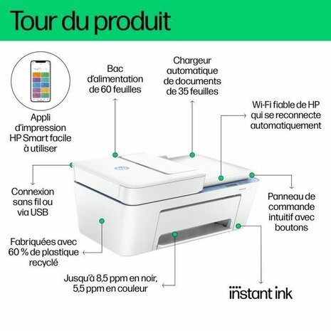 All-in-one printer HP Deskjet 4222e 3