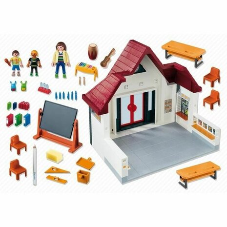 Playset Playmobil 6865 - City Life - School with Classroom 6
