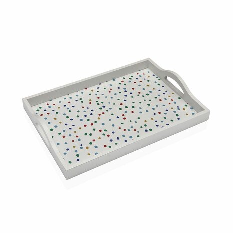 Dienblad Versa Dotty Hout MDF 24 x 4,5 x 34 cm 1
