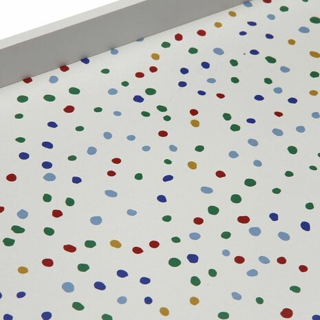Dienblad Versa Dotty Hout MDF 24 x 4,5 x 34 cm 2