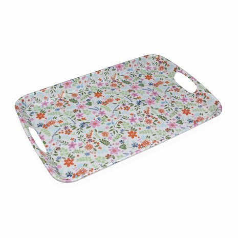 Snackdienblad Versa Melamine 31 x 3 x 46,2 cm Blommor 1