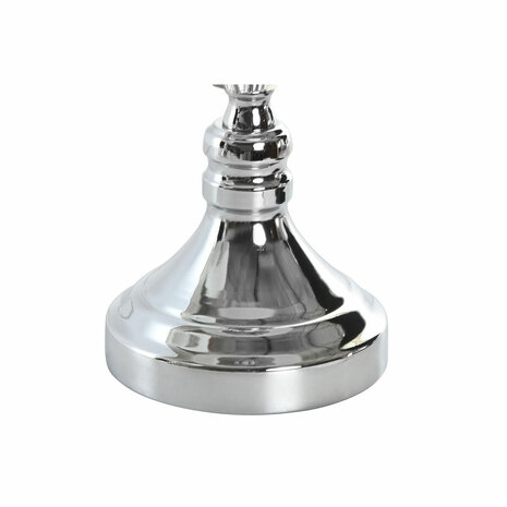 Vloerlamp Home ESPRIT Wit Zilverkleurig 50 W 220 V 35 x 35 x 150 cm (3 Onderdelen) 7