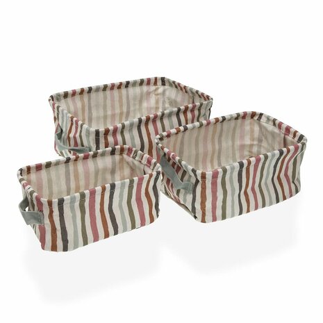 Mandenset Versa Ligne Textiel 18 x 14 x 28 cm 1