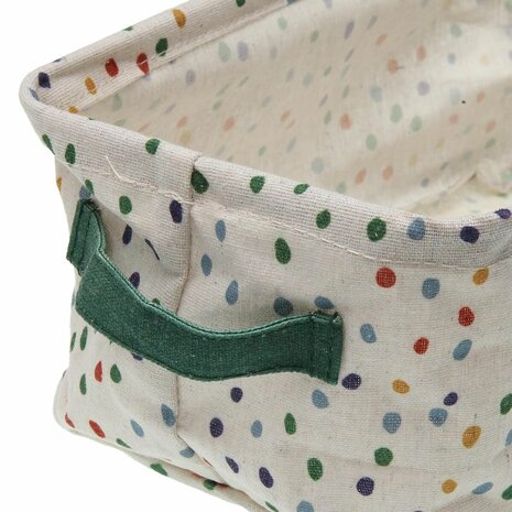 Mandenset Versa Dotty Textiel 18 x 14 x 28 cm 2