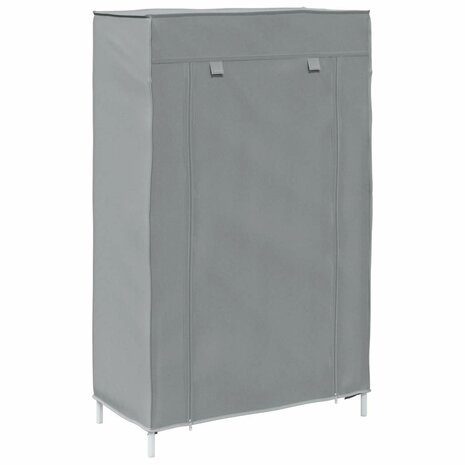 Schoenenkast 60,5x30x97 cm vliesvlies grijs 5