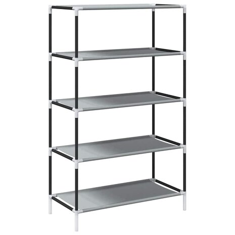 Schoenenkast 60,5x30x97 cm vliesvlies grijs 6