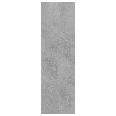 Wandschoenenkast 80x18x60 cm bewerkt hout betongrijs 5