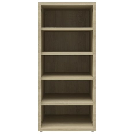 Schoenenkast 31,5x35x70 cm bewerkt hout sonoma eikenkleurig 5