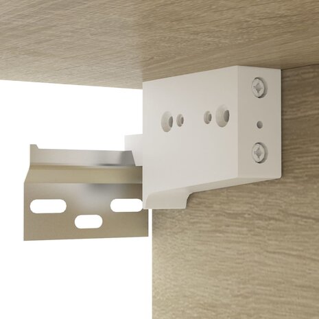 Schoenenkast 31,5x35x70 cm bewerkt hout sonoma eikenkleurig 7