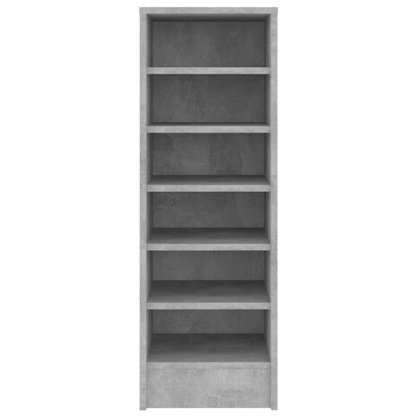 Schoenenkast 31,5x35x90 cm bewerkt hout betongrijs 3