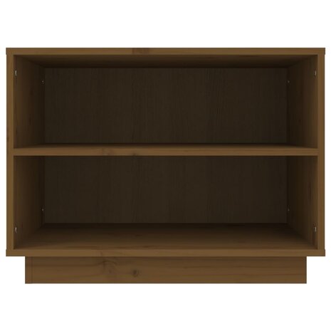Schoenenkast 60x34x45 cm massief grenenhout honingbruin 5