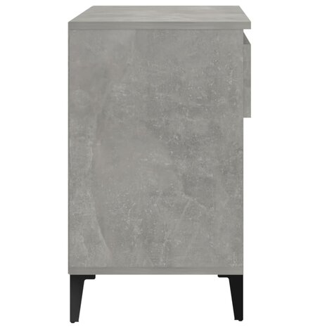 Schoenenkast 70x36x60 cm bewerkt hout betongrijs 8