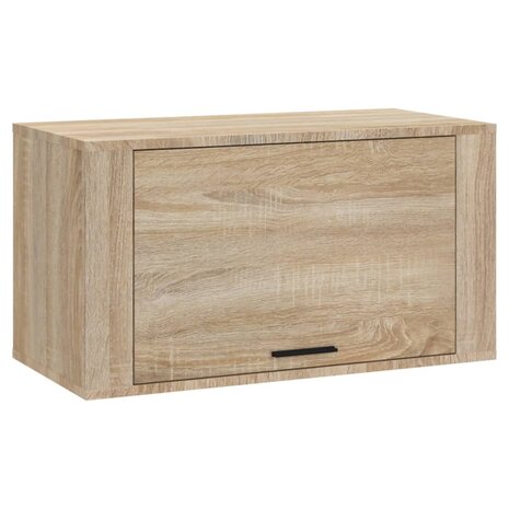 Wandschoenenkast 70x35x38 cm bewerkt hout sonoma eiken 2