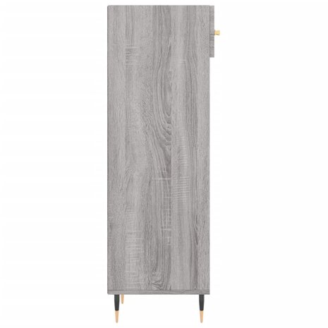 Schoenenkast 30x35x105 cm bewerkt hout grijs sonoma eikenkleur 7