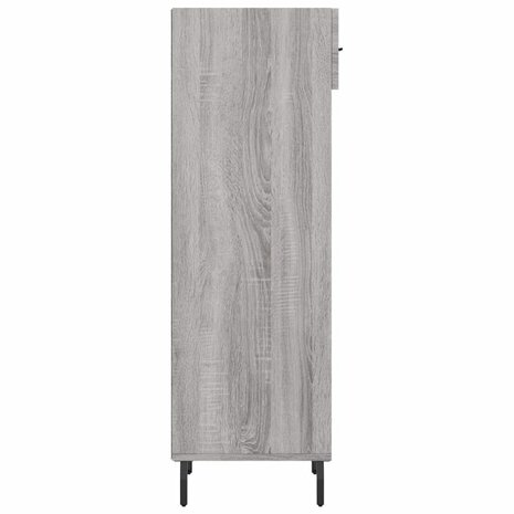 Schoenenkast 30x35x105 cm bewerkt hout grijs sonoma eikenkleur 7