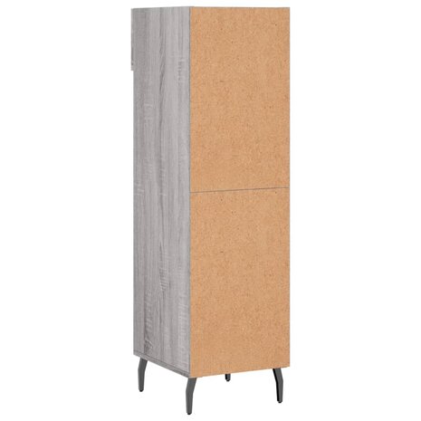 Schoenenkast 30x35x105 cm bewerkt hout grijs sonoma eikenkleur 8