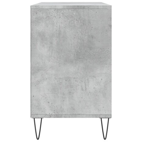 Schoenenkast 102x36x60 cm bewerkt hout betongrijs 5