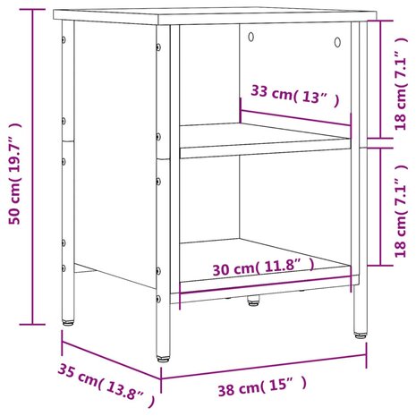 Schoenenkast 38x35x50 cm bewerkt hout zwart 9