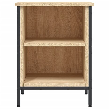 Schoenenkast 38x35x50 cm bewerkt hout sonoma eikenkleurig 4