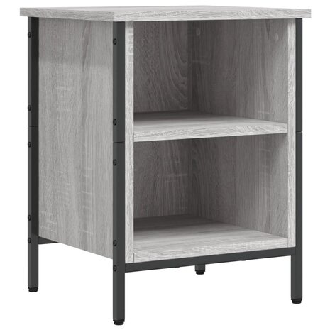 Schoenenkast 38x35x50 cm bewerkt hout grijs sonoma eikenkleurig 2