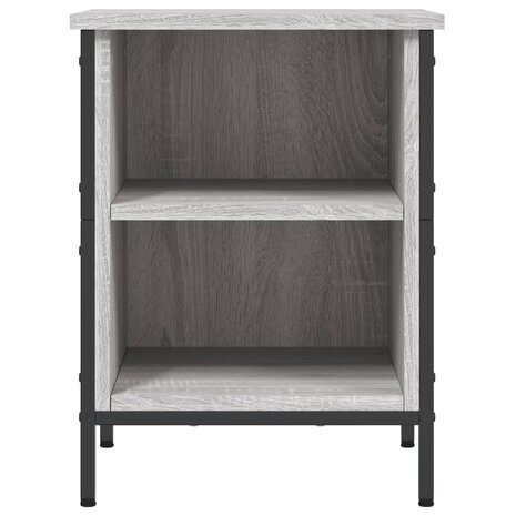 Schoenenkast 38x35x50 cm bewerkt hout grijs sonoma eikenkleurig 4